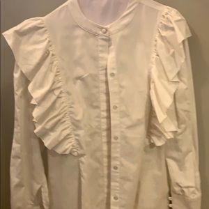 Hunter Bell NYC Ruffle Blouse